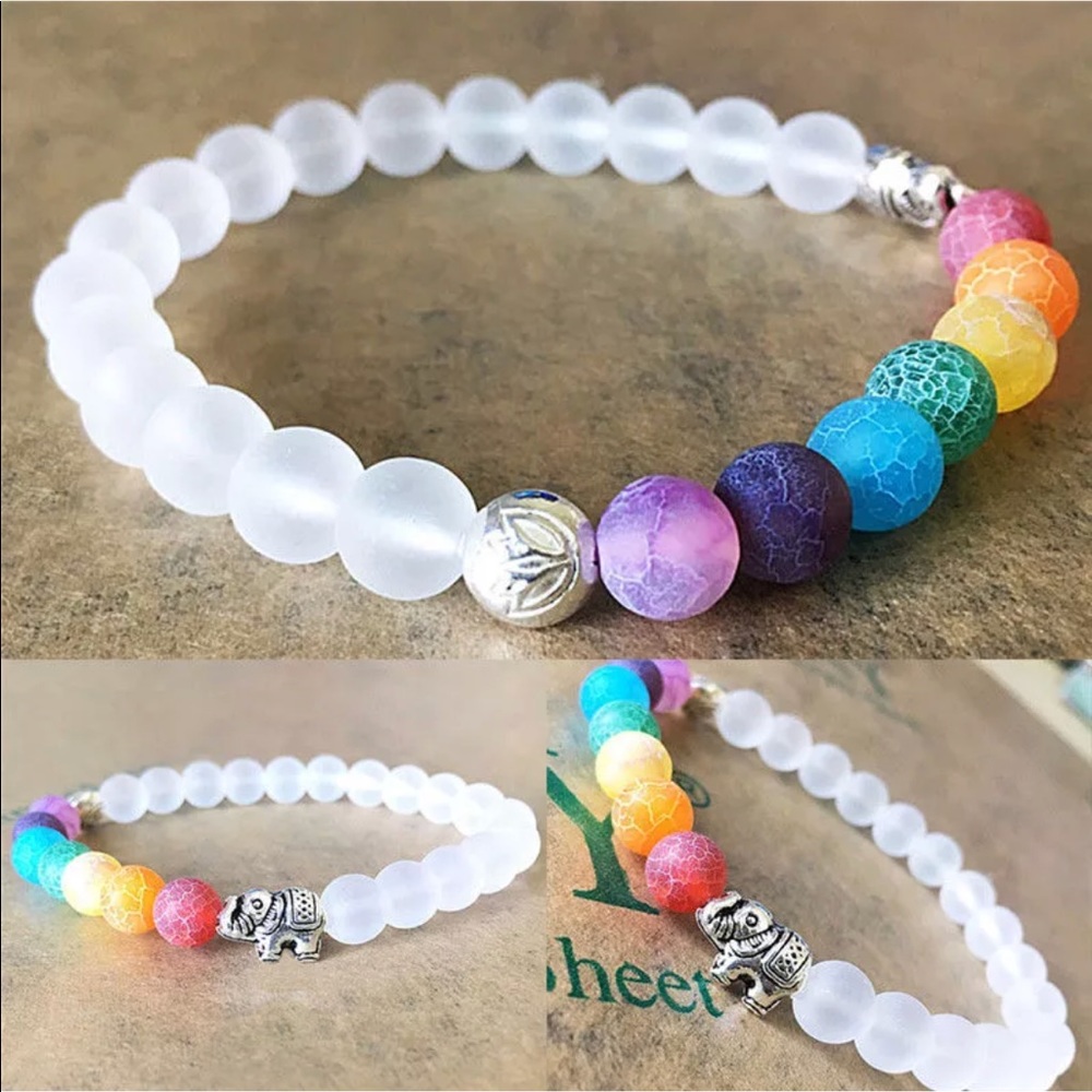 Seven Taqueria healing black lava bead bracelet - Picture 2 of 2